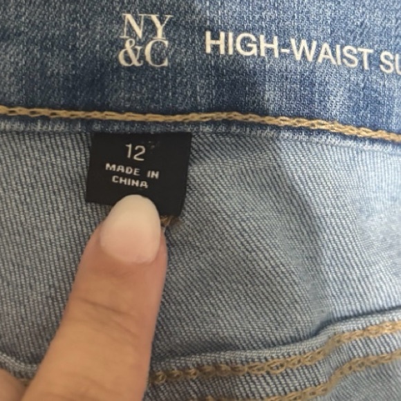 New York & Company High Waisted Straight Leg Jeans-NWOT - Picture 6 of 7